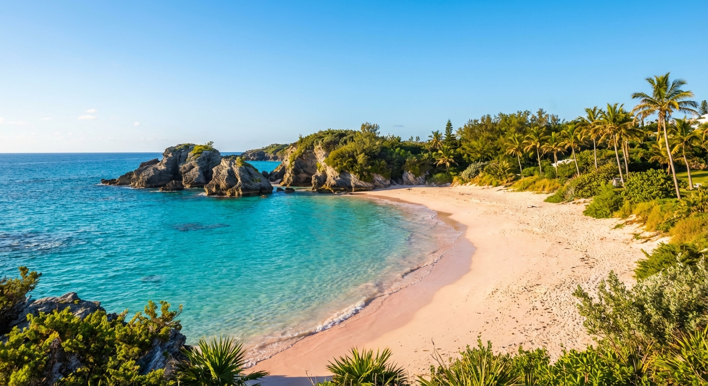 Travel guide cover for Bermuda