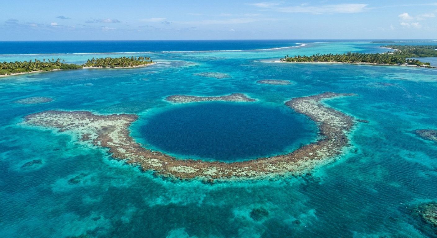 Travel guide cover for Belize