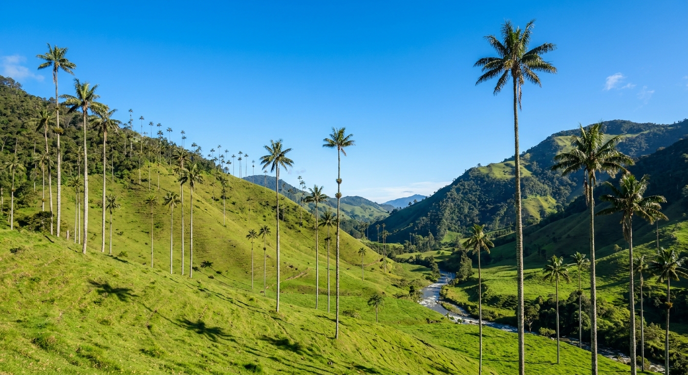 Travel guide cover for Colombia