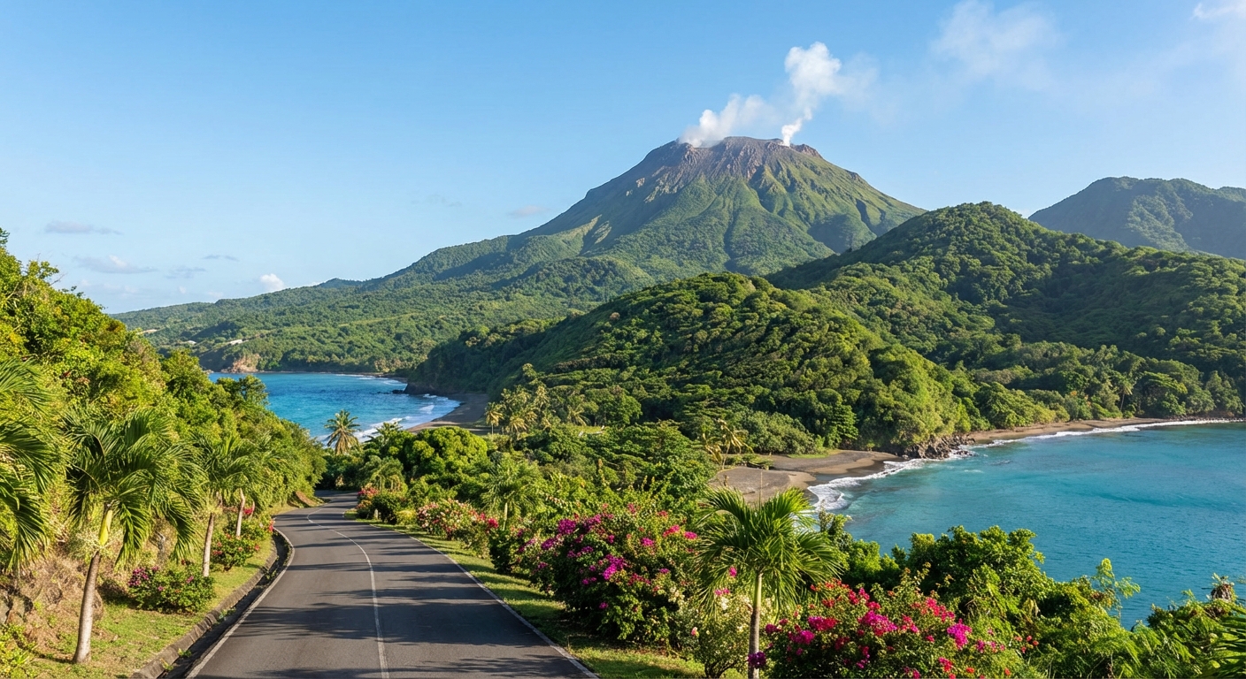 Travel guide cover for Guadeloupe