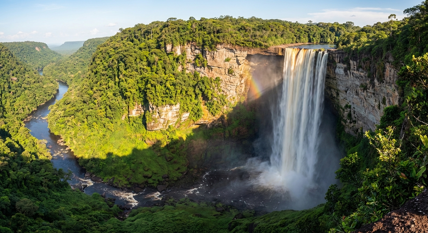Travel guide cover for Guyana