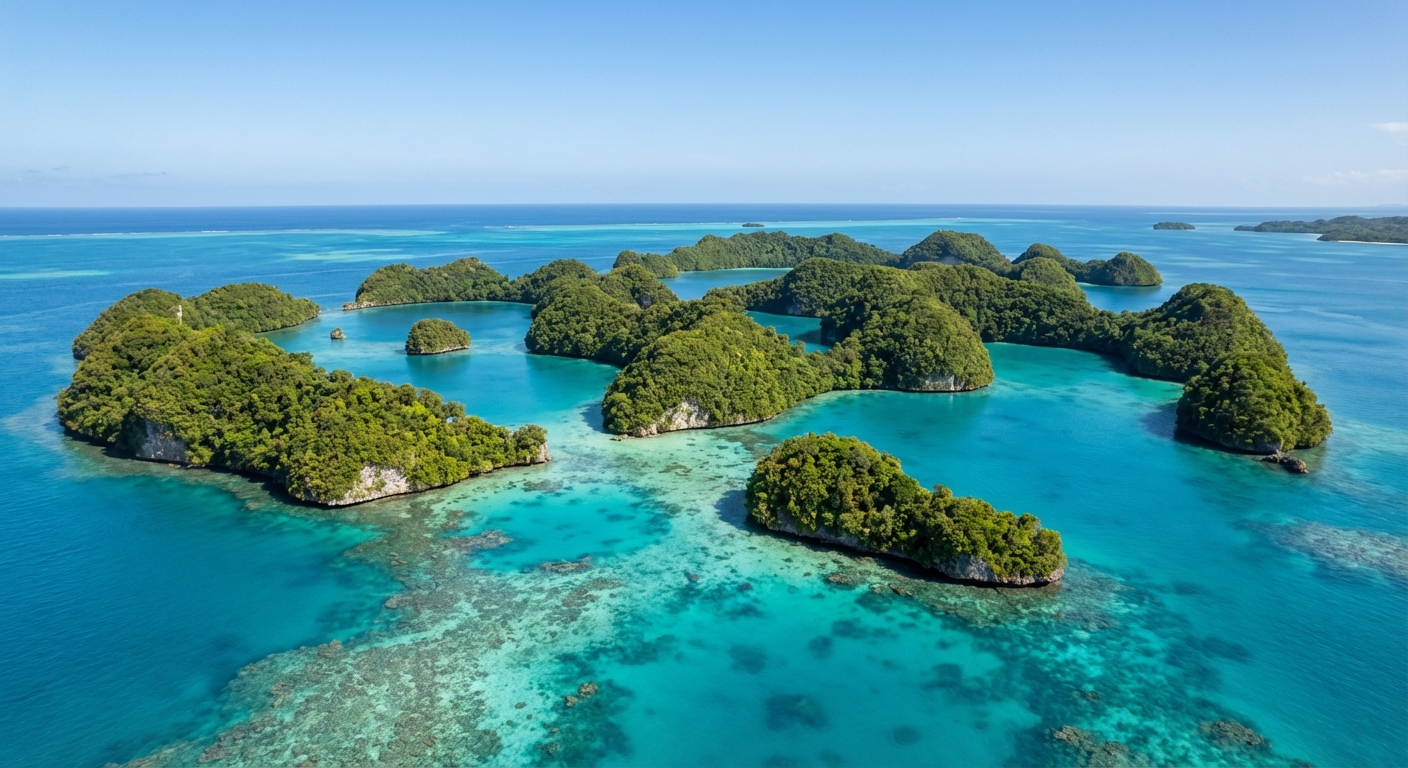 Travel guide cover for Palau