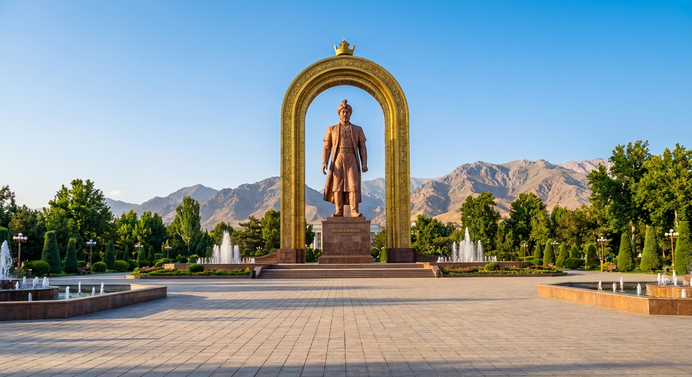 Travel guide cover for Tajikistan