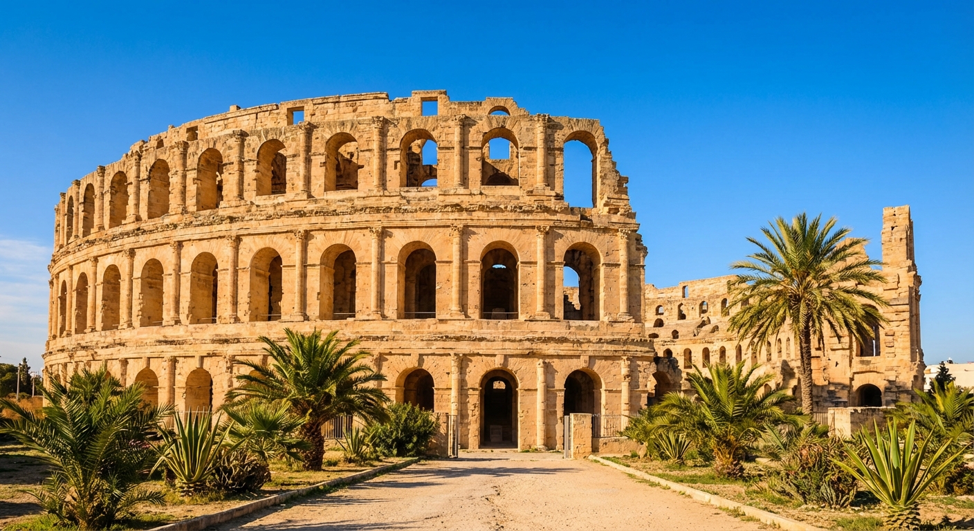 Travel guide cover for Tunisia