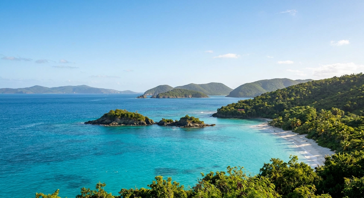 Travel guide cover for Virgin Islands (U.S.)