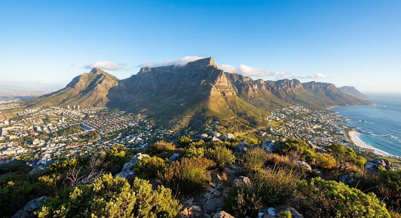 Travel guide cover for South Africa